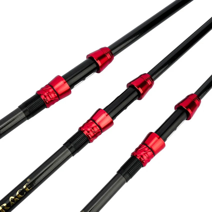 Caña de pesca telescópica de carbono para mar mini plegable - imagen 4