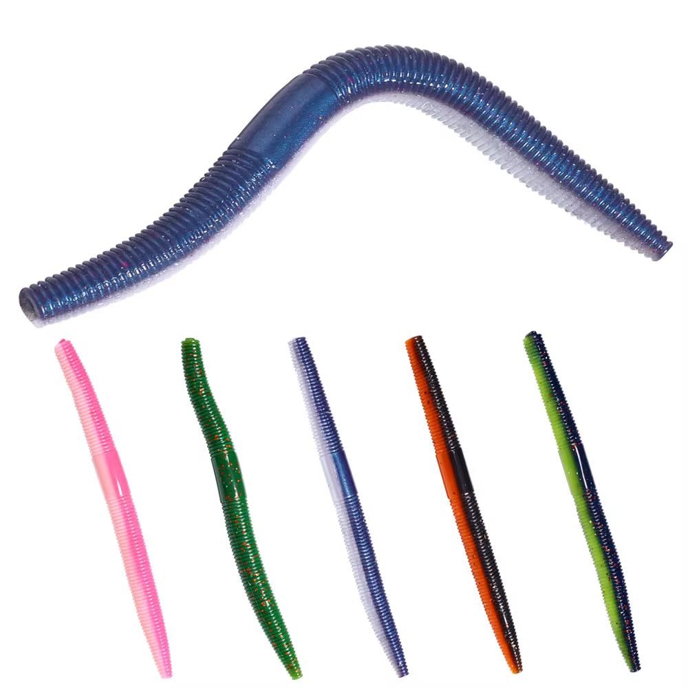 Señuelos Wacky de Silicona para Lubina – Agua Salada y Dulce - imagen 4