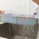 Escurridor portátil ajustable de platos y verduras para fregadero - imagen 4