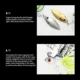WALK FISH Wobbler señuelo giratorio Jighead sin enredos – lubina - imagen 2