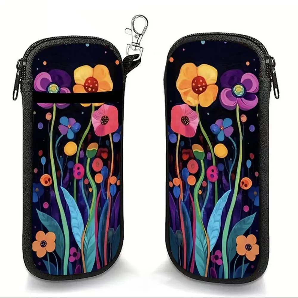 Monedero de PVC impermeable de doble capa con estampado para mujer - imagen 2