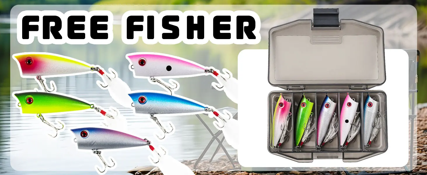 Popper topwater con diseño realista