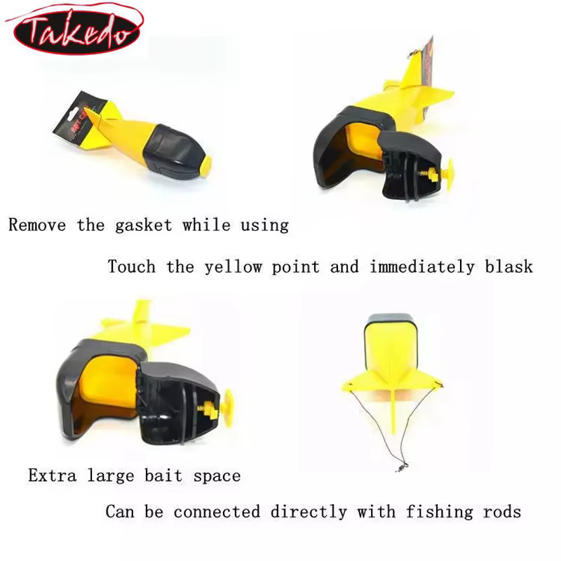 TAKEDO Lanzador de cebo automático para carpa - Spod - imagen 3