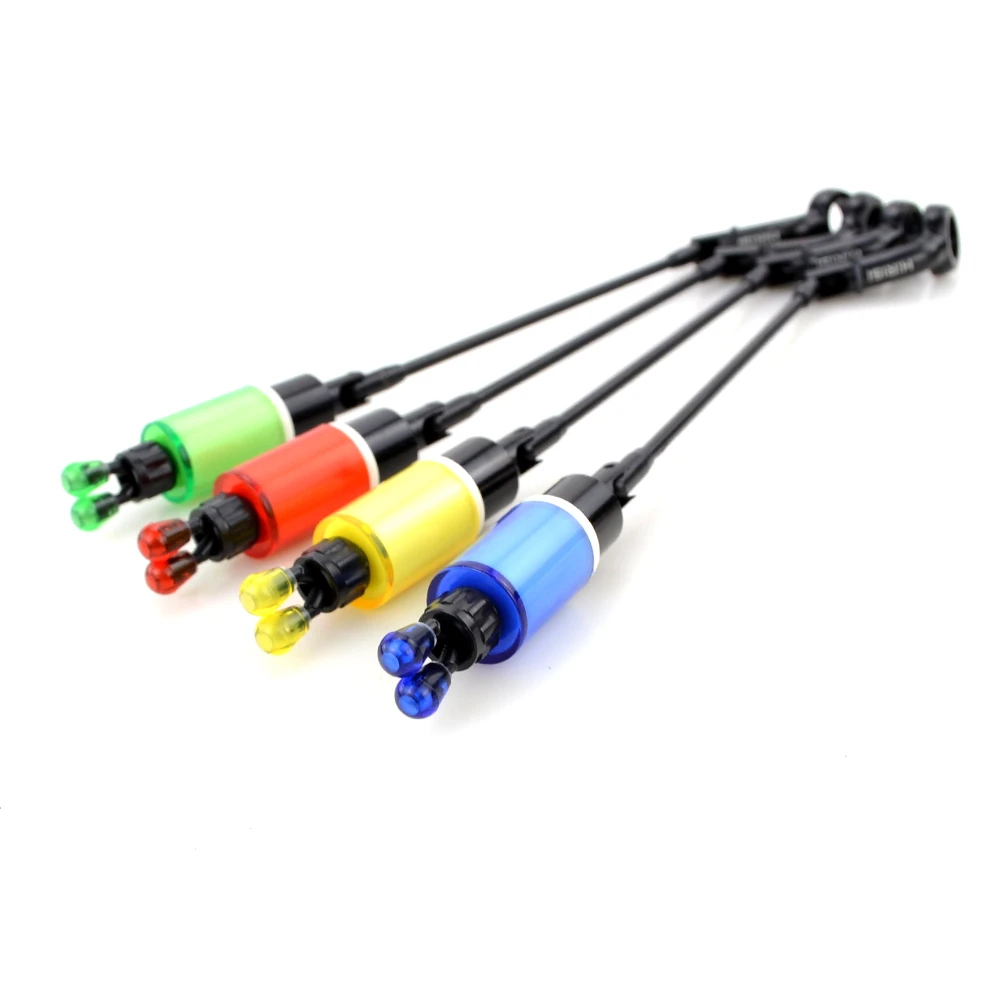Hirisi Indicador LED multicolor para pesca de carpa Swinger alarma