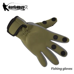 Guantes Hunthouse pesca invierno – Neopreno dos dedos transpirables
