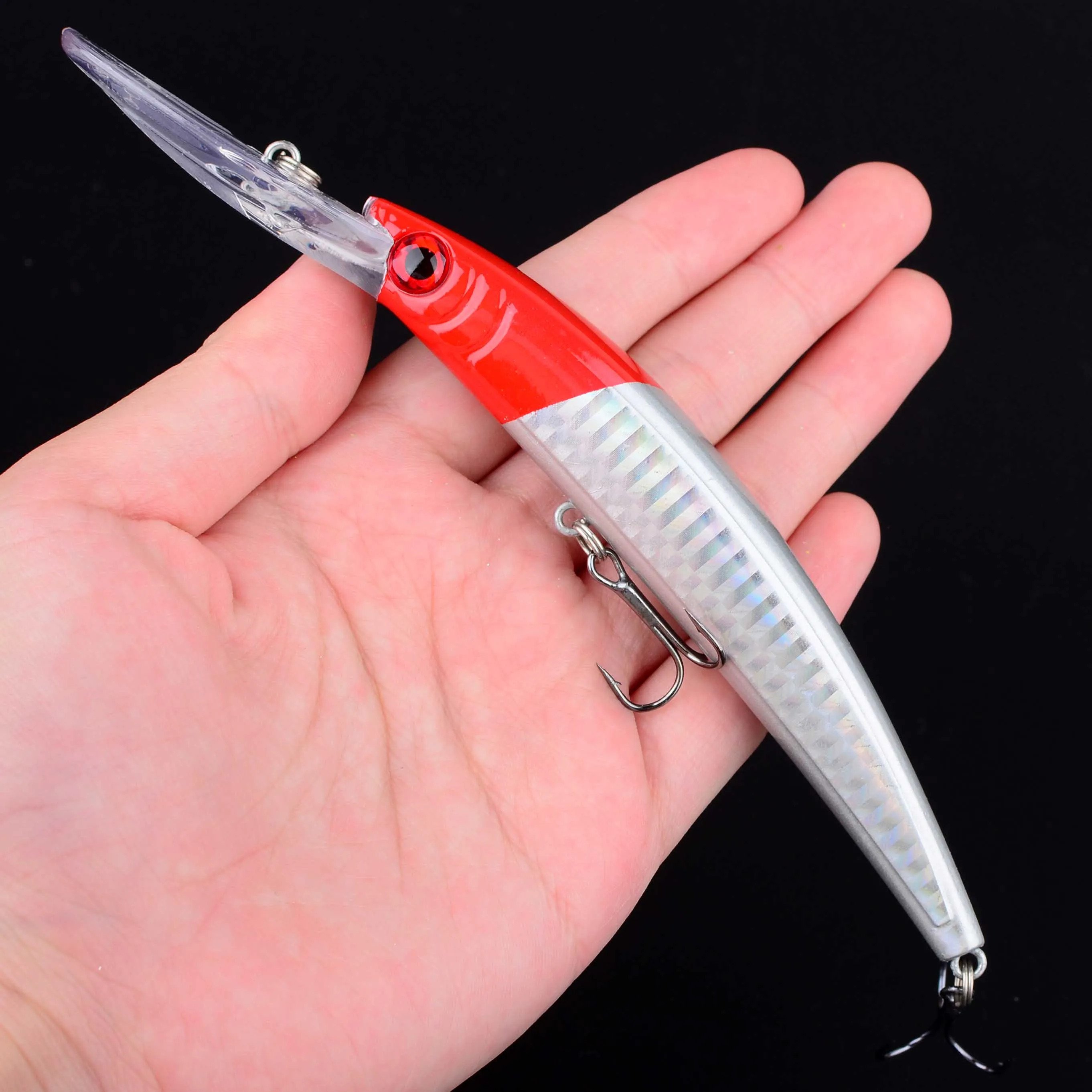 Señuelo Crankbait Minnow – Ojos 3D y láser para lucio y carpa - imagen 2