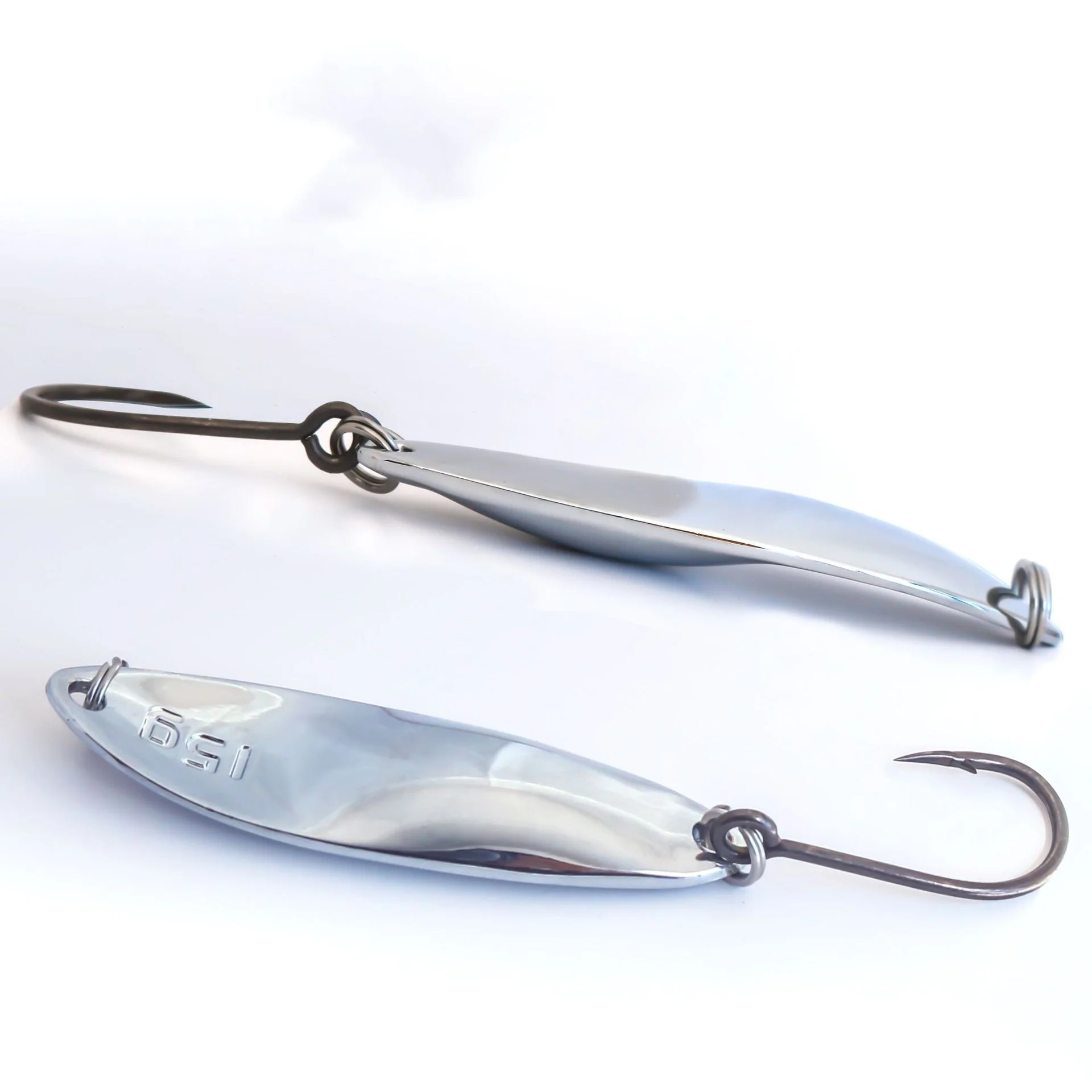 Señuelo de pesca tipo cuchara curva hiperbólica weihefishing