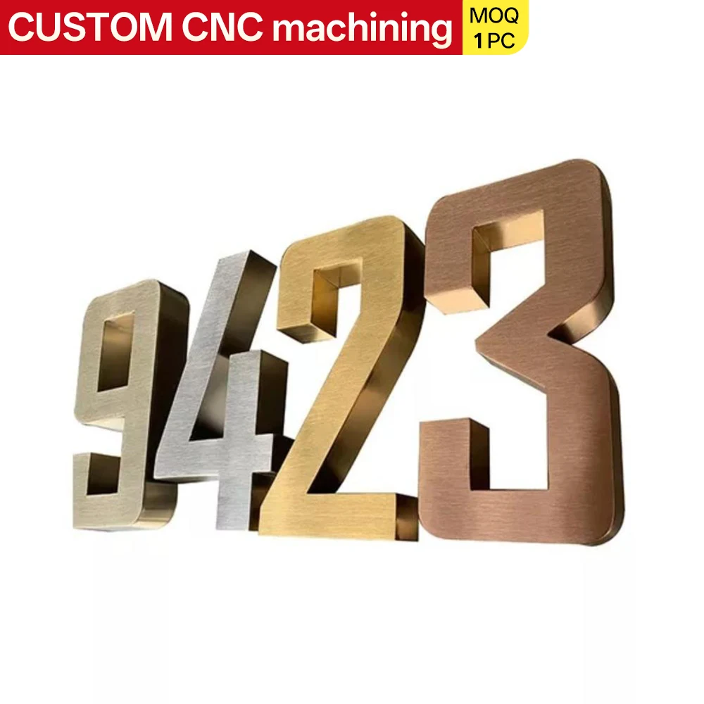 Letreros personalizados metálicos de aluminio o acero inoxidable