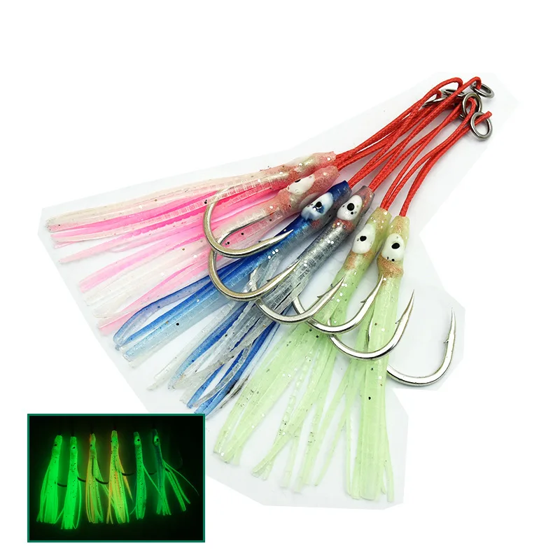 Ganchos de jigging para señuelos de 20-150g