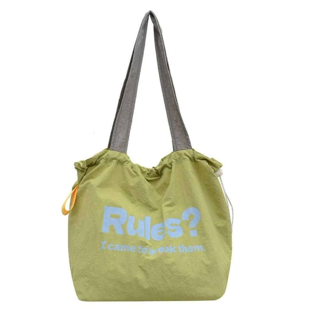 Bolsa de hombro ligera con cordón y gran capacidad - imagen 3