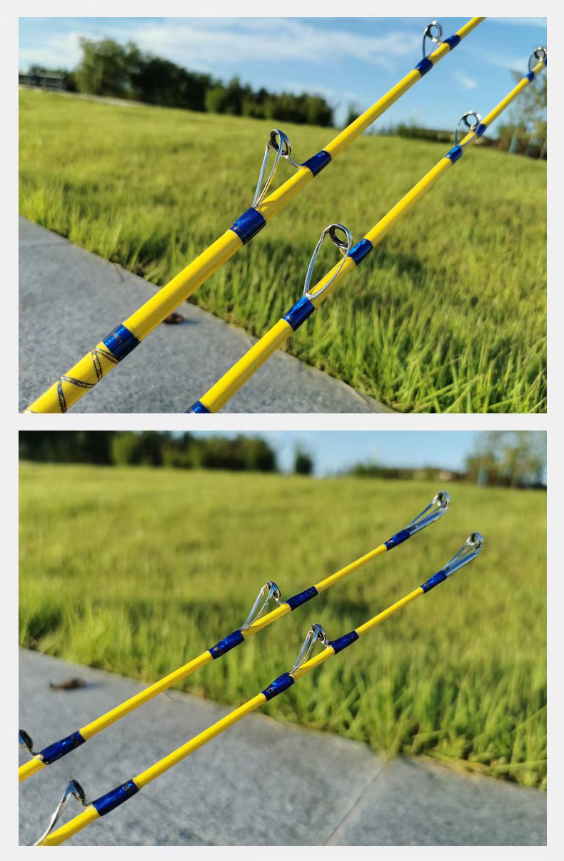 Caña pesca compatibilidad carretes