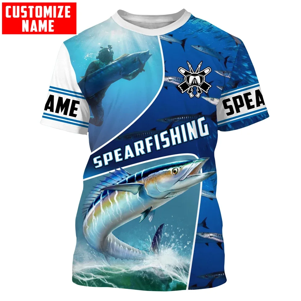 TX270 Camiseta de pesca dorado wahoo – Diseño 3D personalizado - imagen 3
