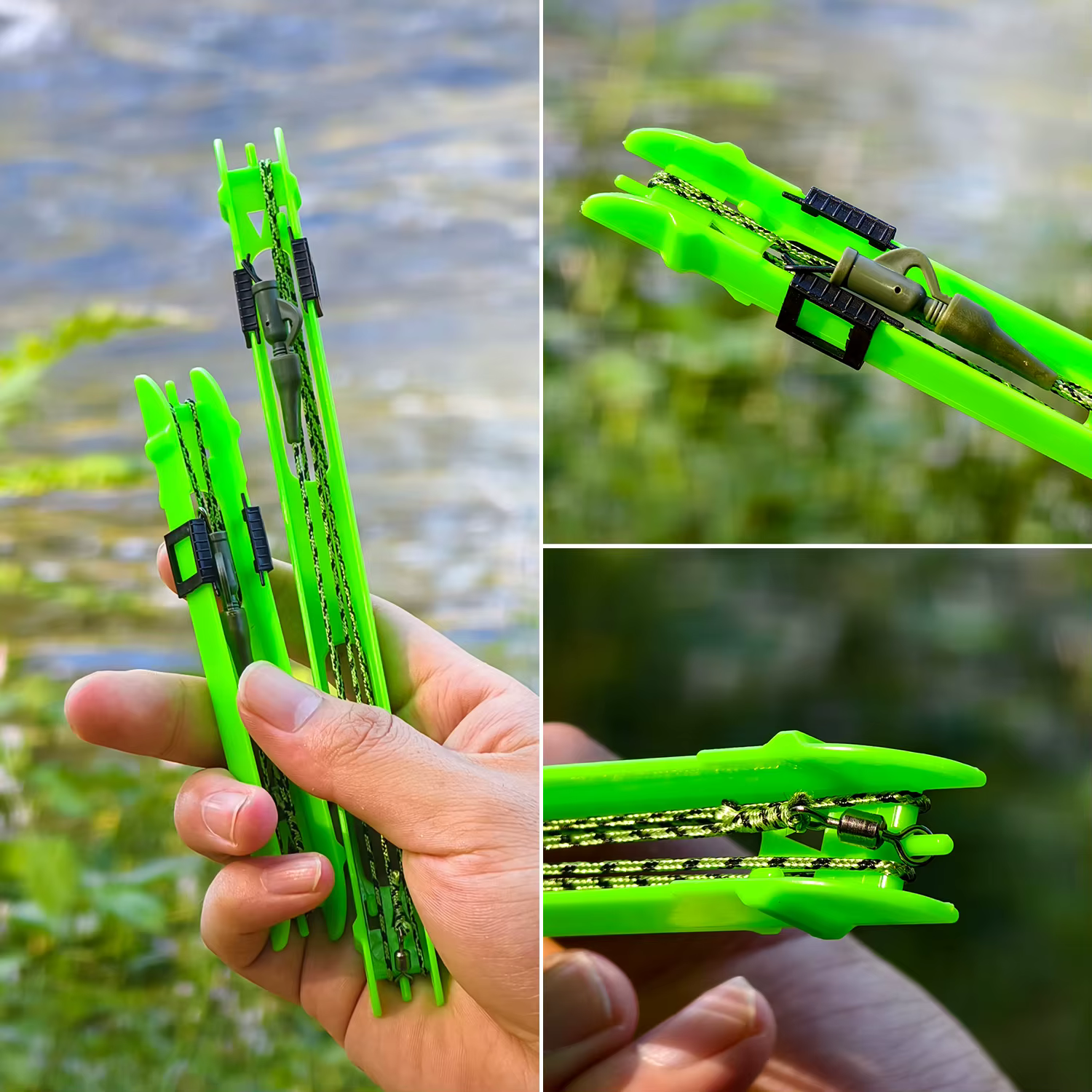 Sougayilang bobinador de línea plástico con soporte para pesca - imagen 5