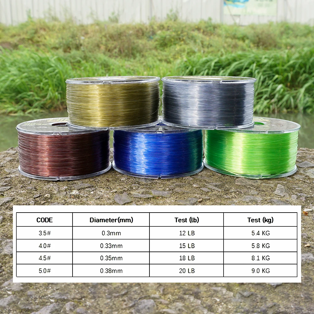 Monofilamento nylon super resistente Hirisi para pesca de carpa - imagen 5