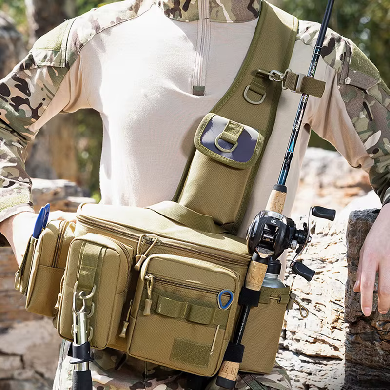 Riñonera táctica Molle multifuncional para pesca y senderismo - imagen 4
