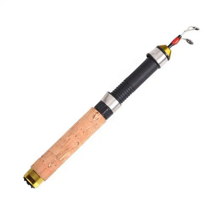 Caña telescópica de carbono WEIHE – mini caña para pesca en hielo - imagen 2