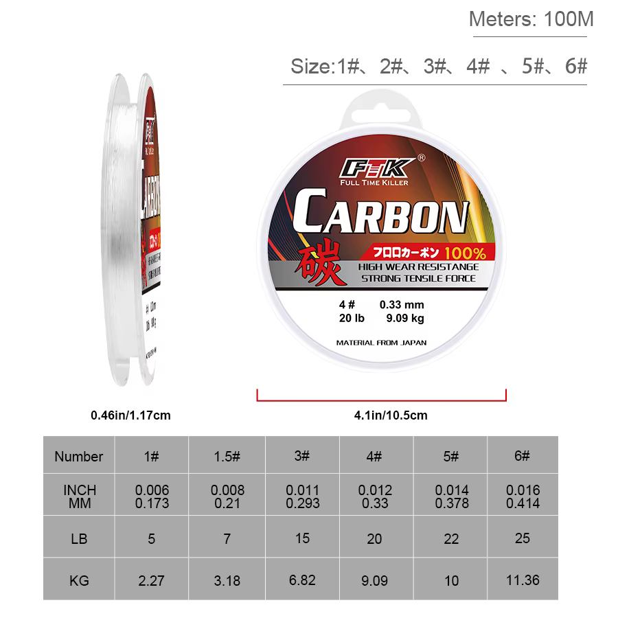 Fluorocarbono FTK – Sedal japonés para pesca en mar - imagen 4