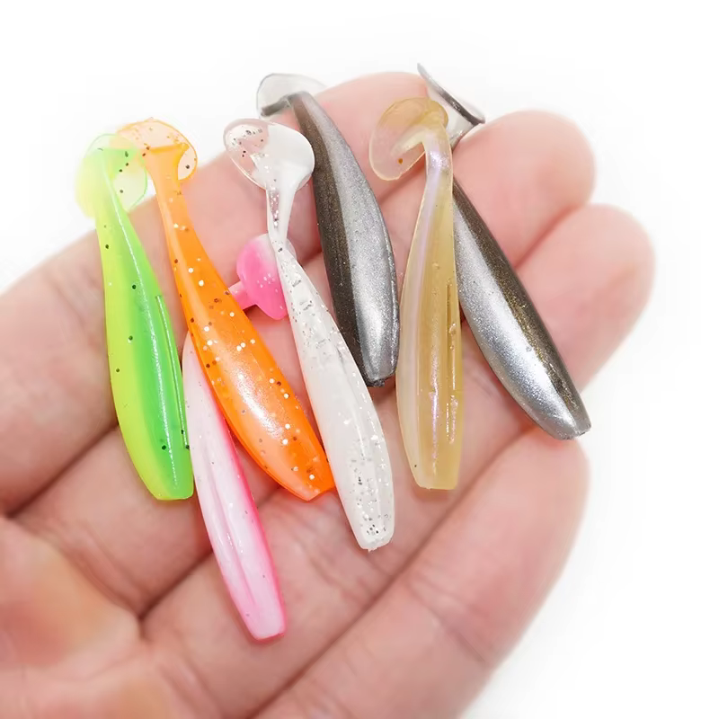 Señuelos blandos Swimbait de silicona 3,5-4,5 cm para mar y roca - imagen 5