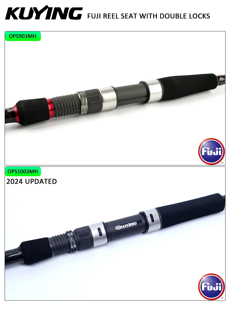 KUYING OSPREY Caña surfcasting carbono FUJI para lance lejano