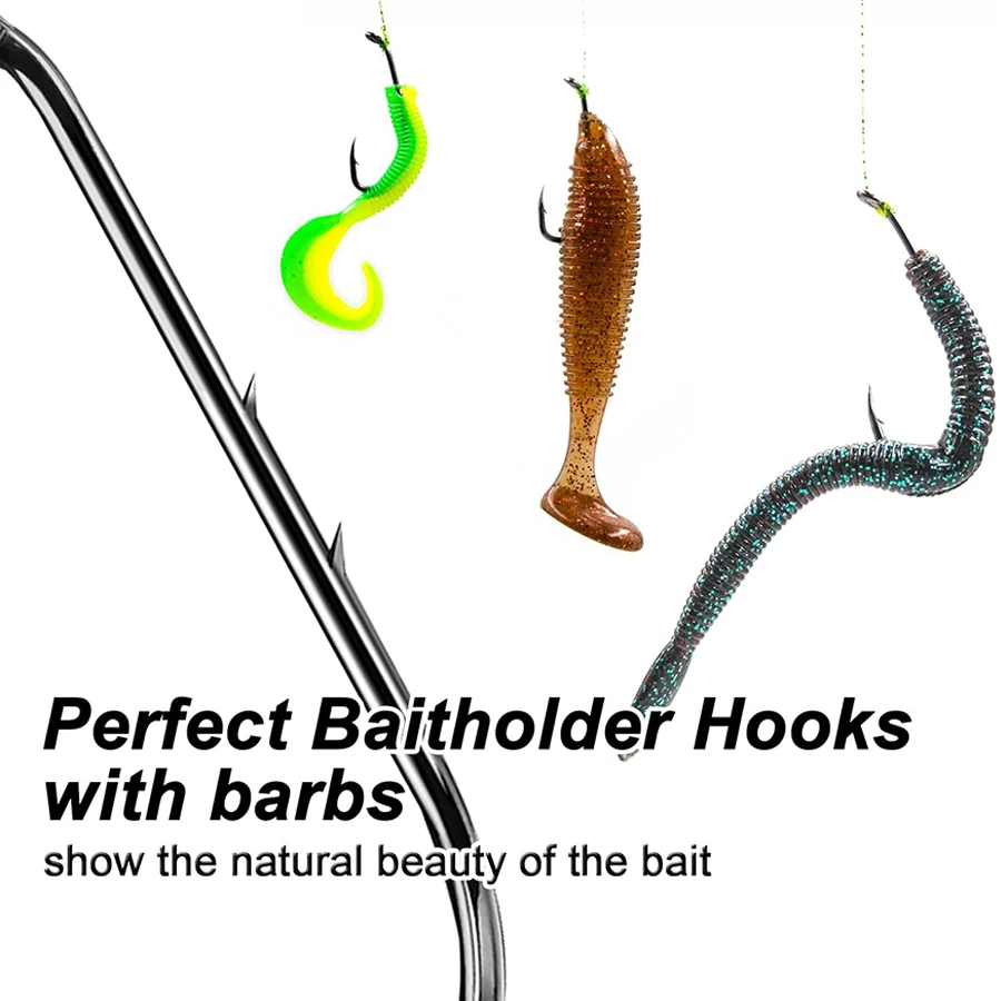 Montaje Texas rig con anzuelo Baitholder