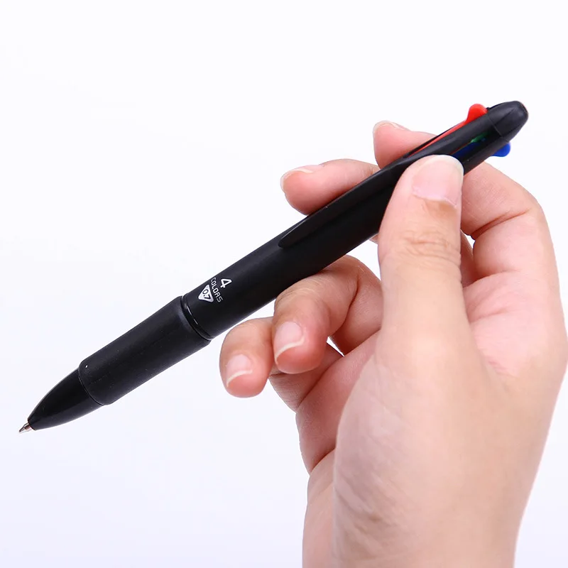 Bolígrafo multicolor 0,7mm tinta para escritura escolar: negro, azul, rojo, verde - imagen 2