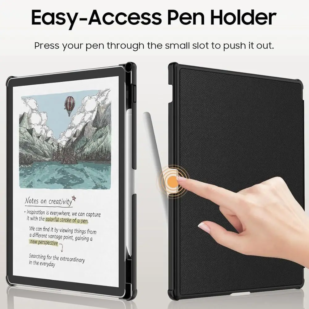 Funda magnética PU Kindle Scribe con auto-activación y ranura - imagen 2