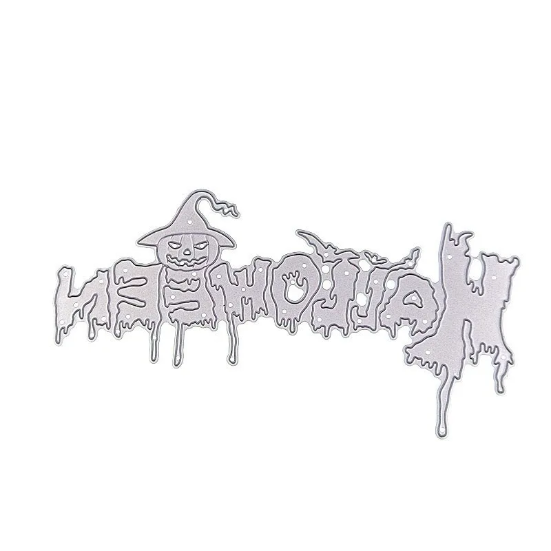 Troqueles de corte de acero al carbono Halloween – plantilla DIY