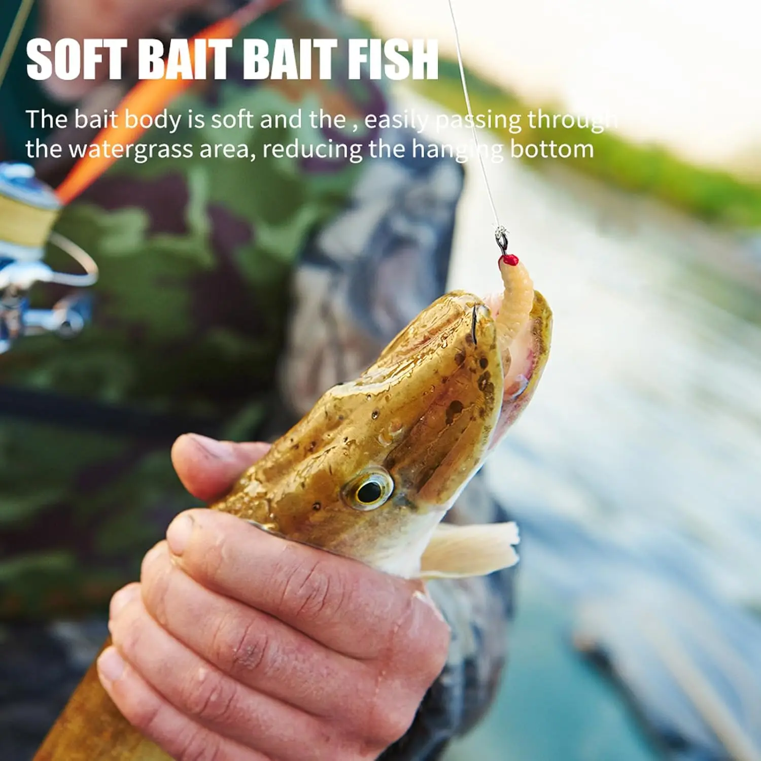 Variedad de colores disponibles en cebos FishTrip