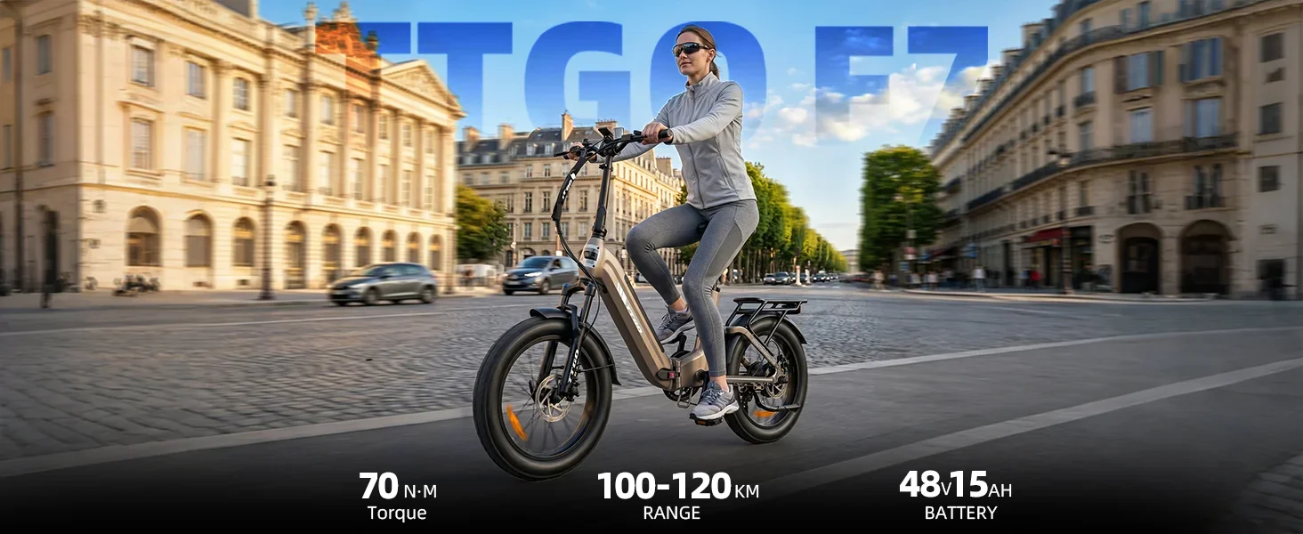 Batería 48V y detalles de la bicicleta plegable