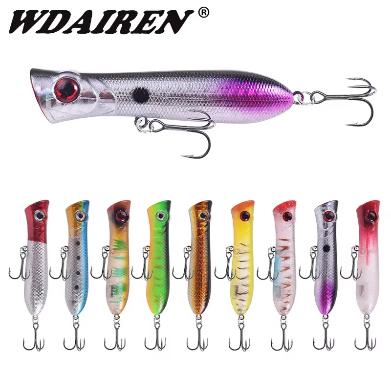 Popper superficie 8cm – Cebo artificial para pesca - imagen 5