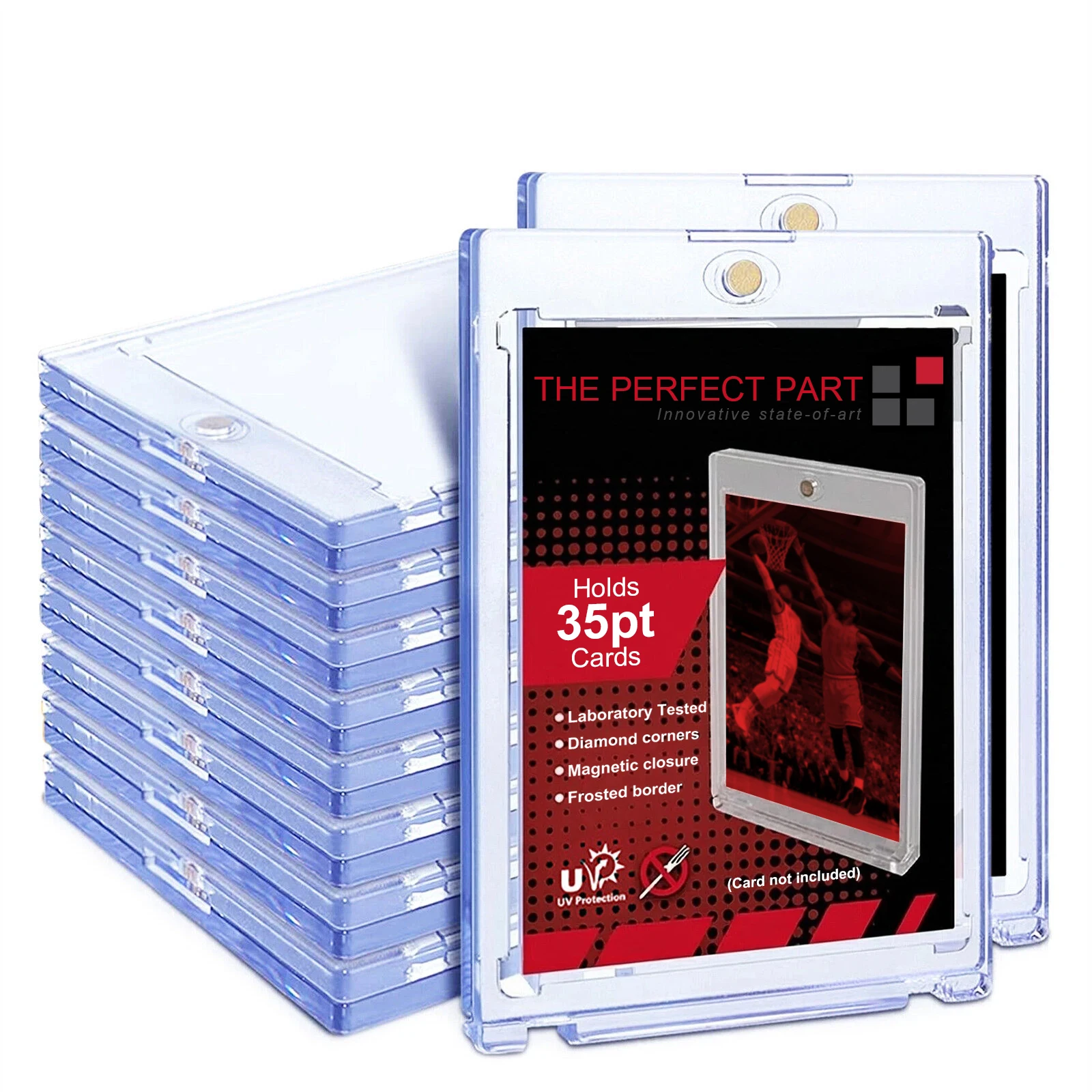 Porta Tarjetas Magnéticas con Protección UV y Estuche Acrílico - imagen 3