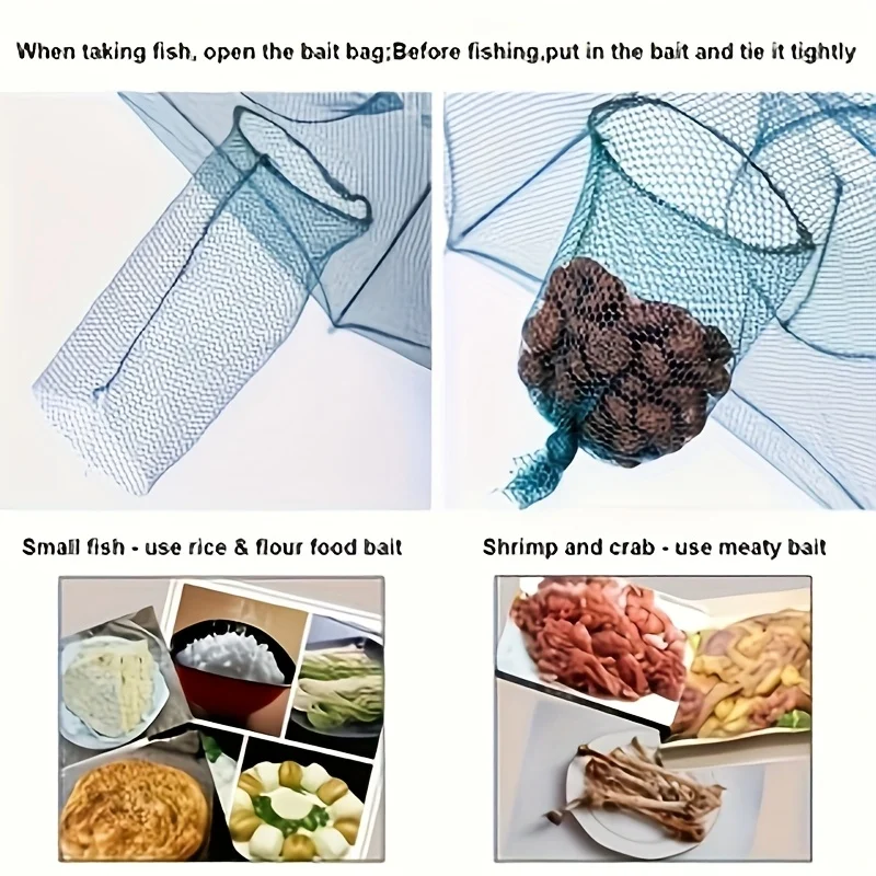 Trampa Plegable Automática para Cangrejos y Camarones de Pesca Marina