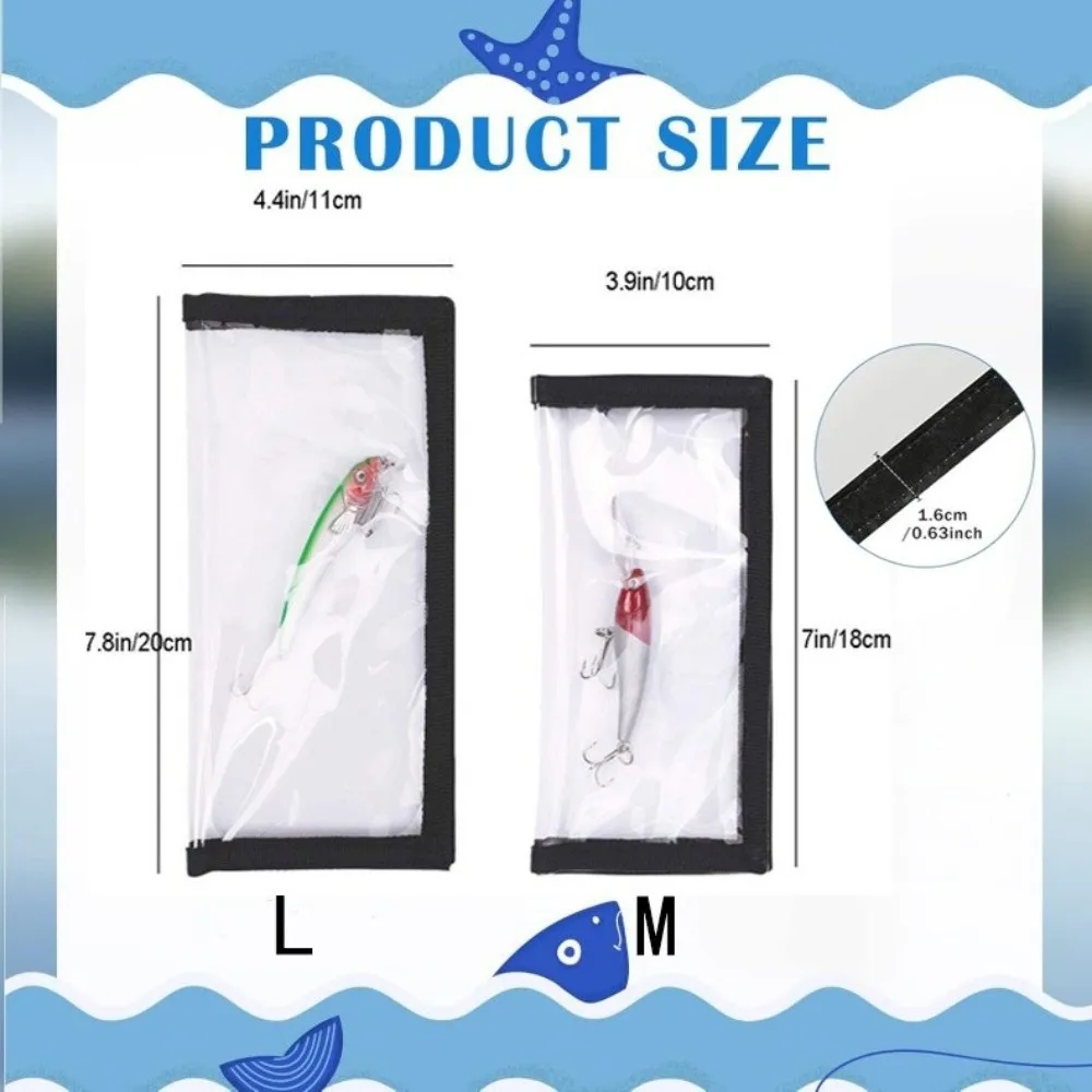 Funda de PVC transparente para señuelos