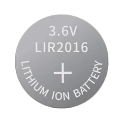 Pilas de botón recargables LIR de litio de 3,6 V