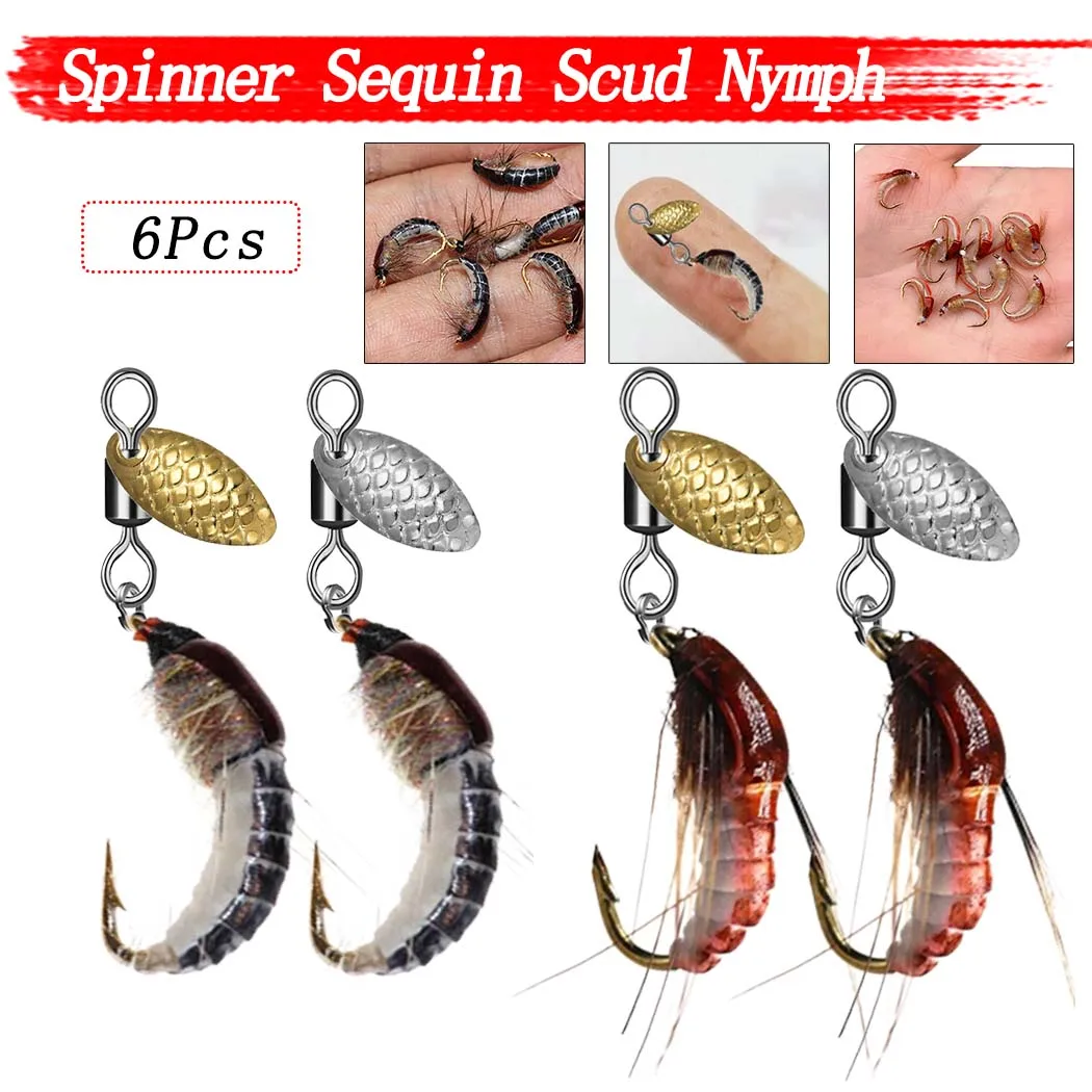 Spinner lentejuelas Scud en detalle