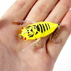 Popper Topwater 4,8cm 6g Ala de cigarra para lubina