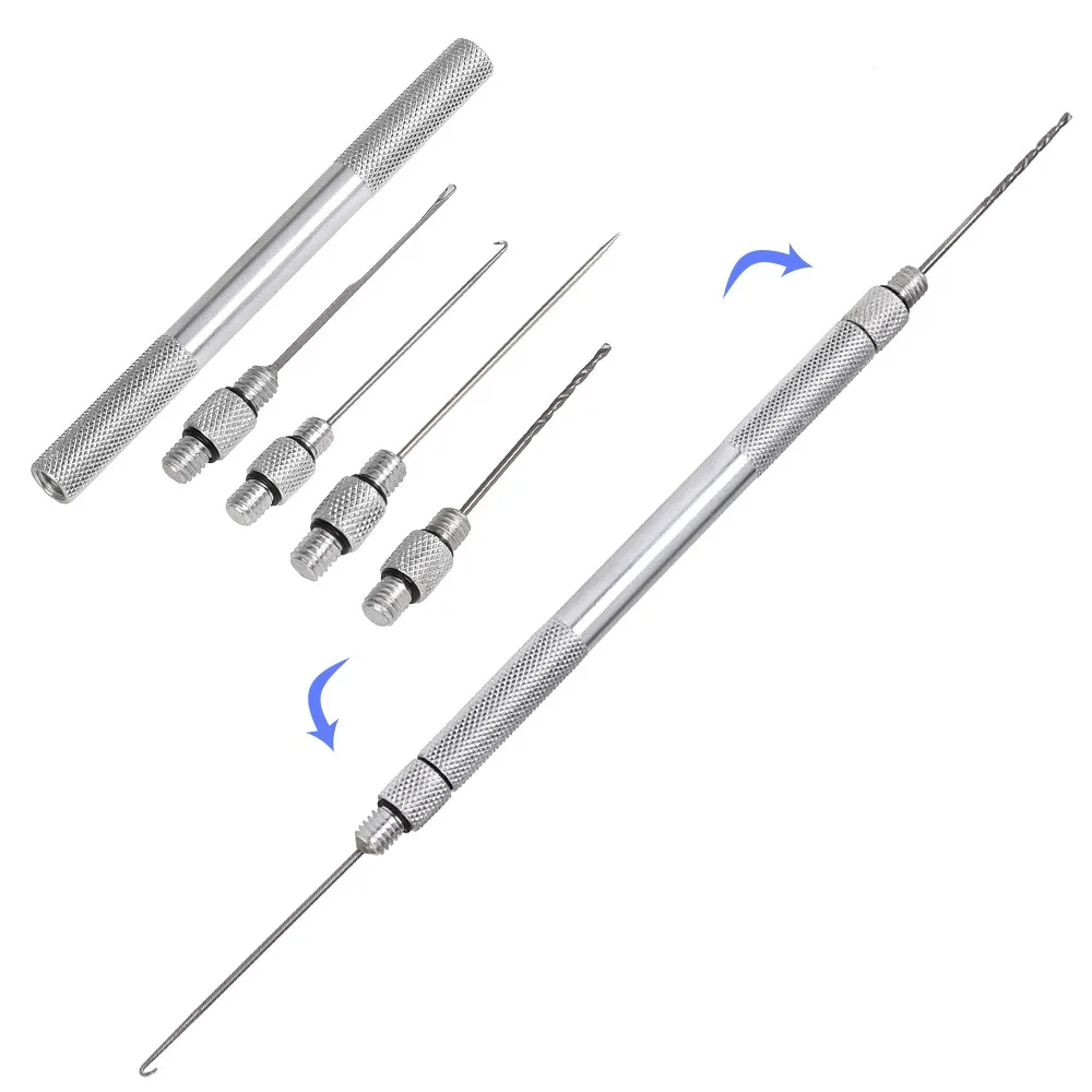 Agujas para maíz con tijeras de línea y perforador cebo - imagen 4