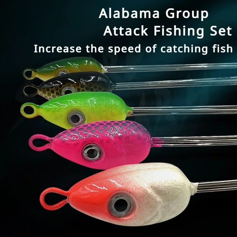 Señuelos Road Runner Swarm Attack – Jigs Alabama con alambre de acero - imagen 5