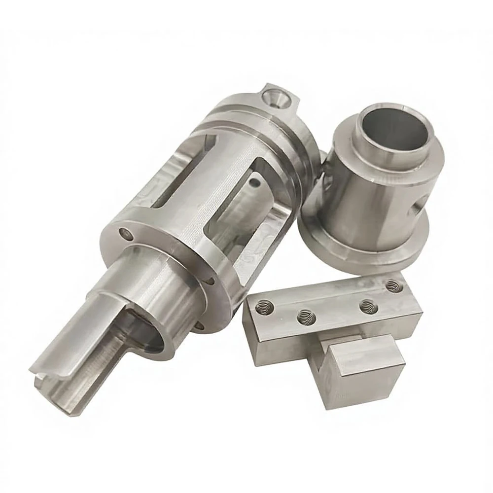 Soporte roscado multiorificio de aluminio CNC de alta precisión - imagen 4