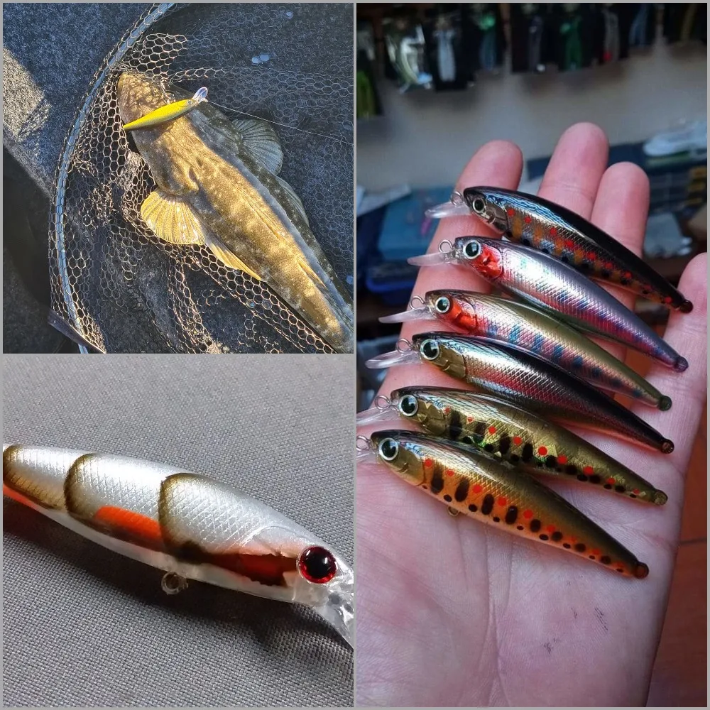 Señuelo Minnow wLure oscilante sin pintar – movimiento preciso - imagen 3