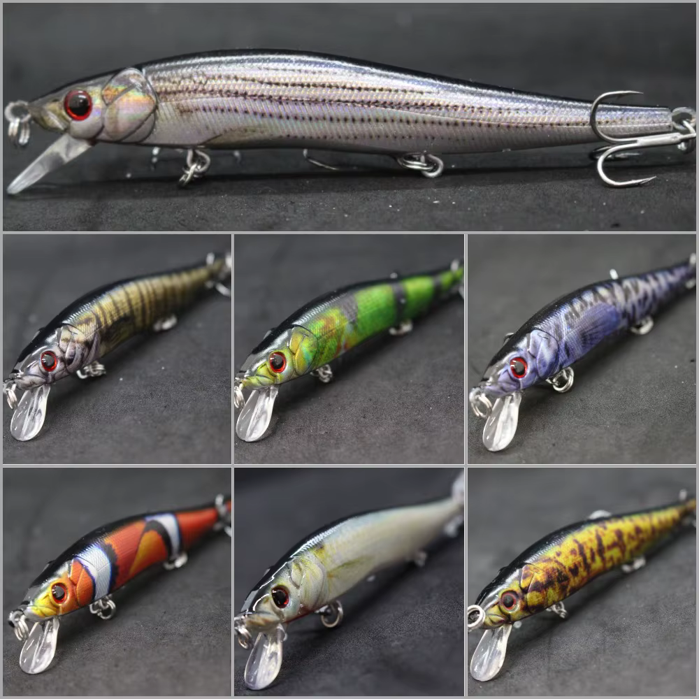 Wlure Crankbait Minnow HM262S – Hundimiento lento RealSkin