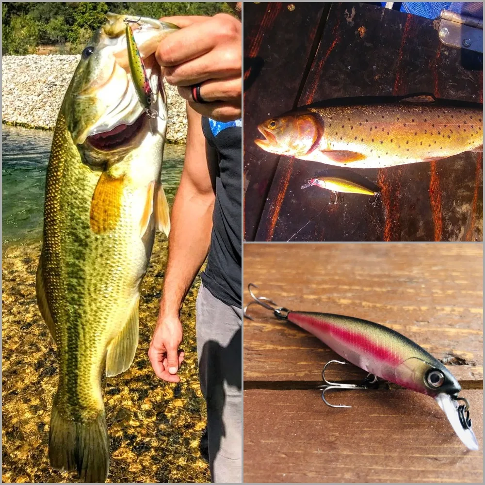 Señuelo Minnow wLure oscilante sin pintar – movimiento preciso - imagen 4