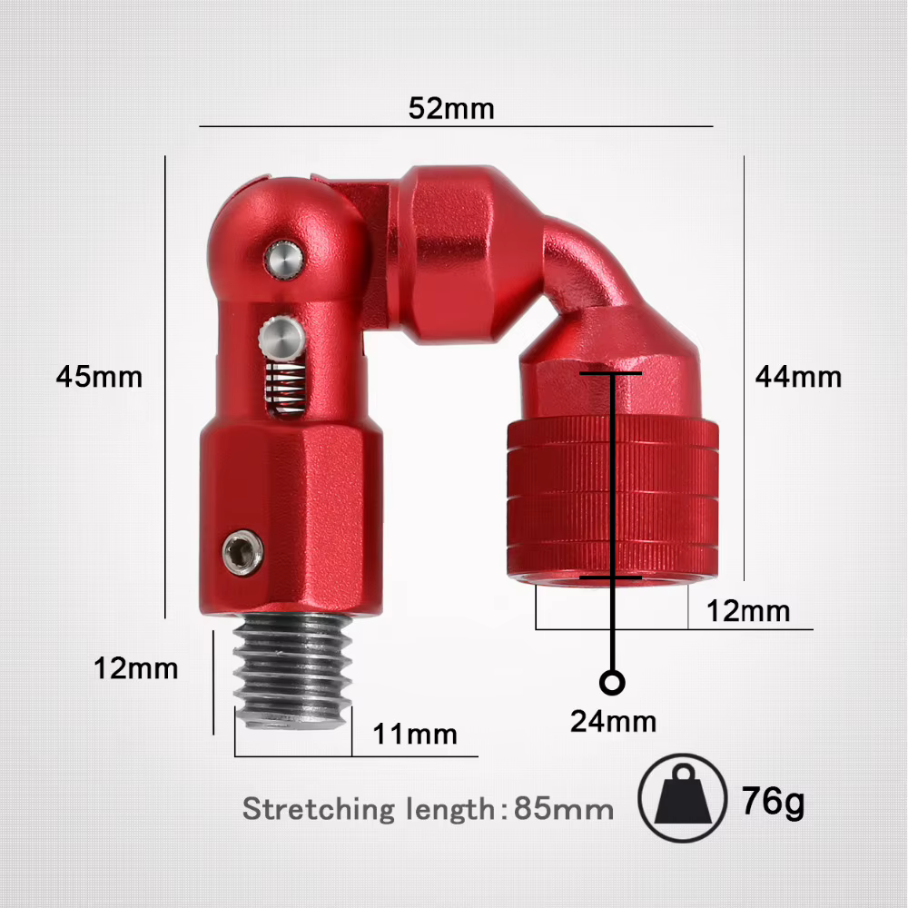 SANLIK Conector Rápido Plegable Aluminio para Red de Aterrizaje - imagen 3
