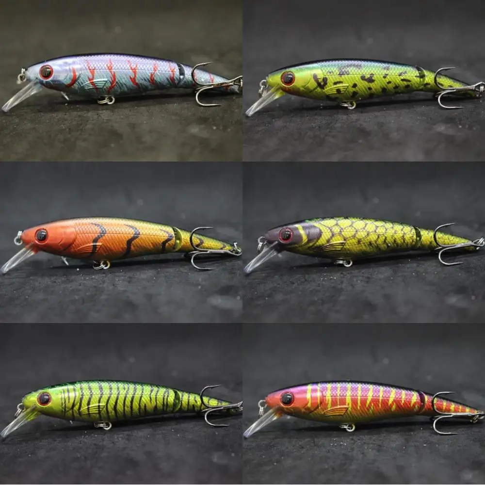 WLure Jerkbait Articulado S652 – 10 cm flotante con ojos 3D - imagen 4
