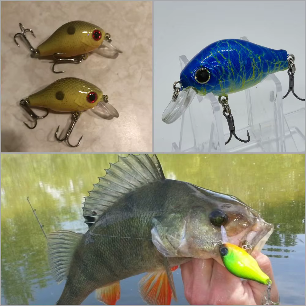 WLure Crankbait panzudo – Señuelo de poca profundidad para spinning - imagen 3