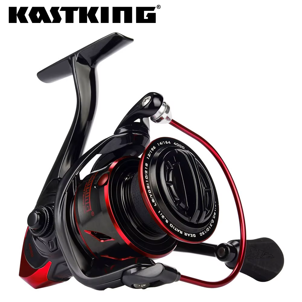 Carrete KastKing Sharky III resistente agua potencia arrastre Lucio - imagen 3