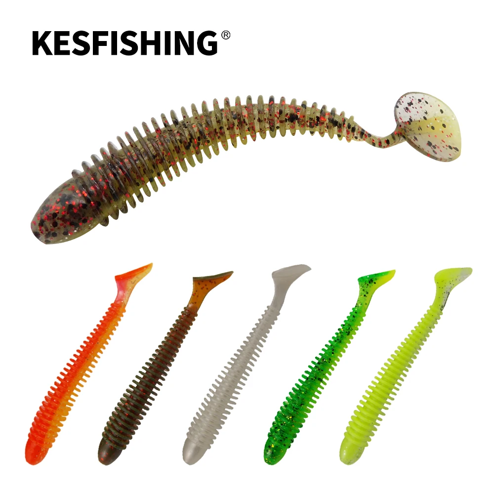 Kesfishing Ring Shad – Señuelo blando para lubina