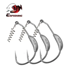 ESFISHING Jig Head Compensado – Acero carbono para Lúcio