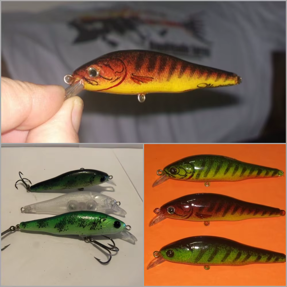 WLure Crankbait transparente 8,5 cm – Señuelo sin pintar para personalizar - imagen 5