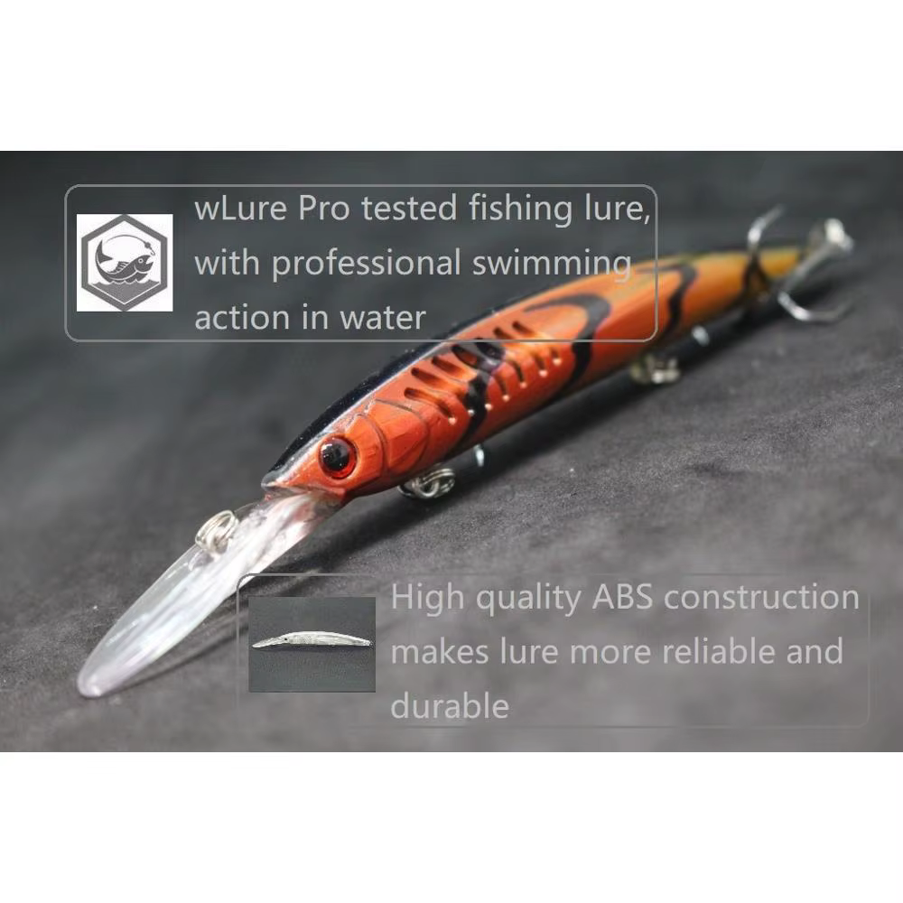 WLure M650 – Señuelo minnow lastrado de buceo profundo - imagen 2